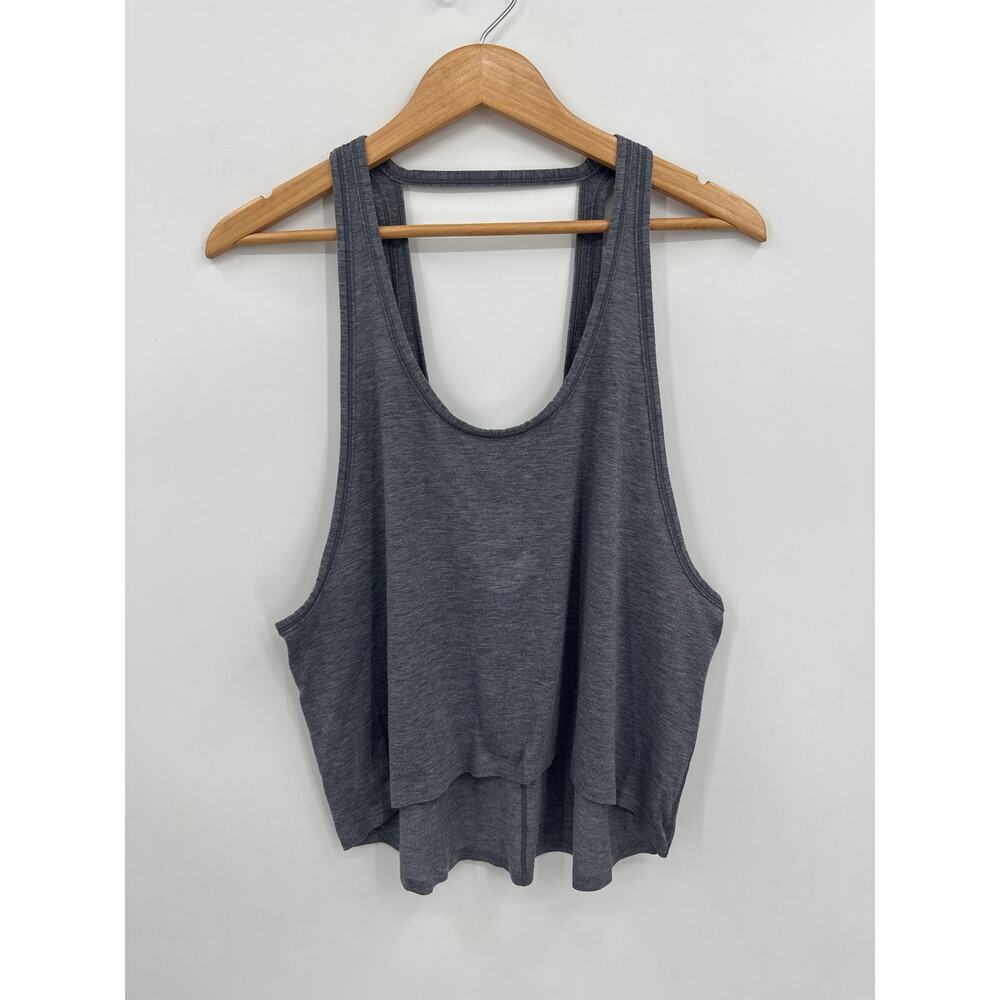 Lululemon Intended Tank Heathered Dark Cobalt Size 12
